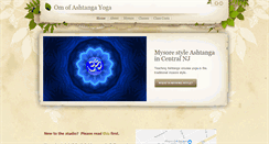 Desktop Screenshot of omofashtanga.com